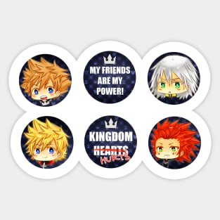 Kingdom Hearts Buttons! Sticker